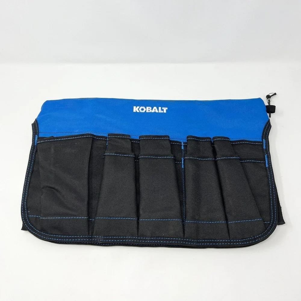 Kobalt 2416934 Heavy Duty‎ Blue Black 26 Pocket Bucket Organizer Water Resistant